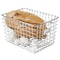 Specturm Diversified Spectrum 12.25 in. L X 9.25 in. W X 8 in. H Silver Storage Basket 47870 - alternate 2